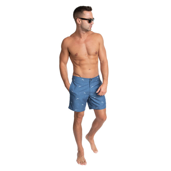 Mens Board Shorts Swimwear Men'S Low Waist Lace Triangular Printing  Anti-Embarrassment Swimming Hot Spring Shorts Swimming Trunks