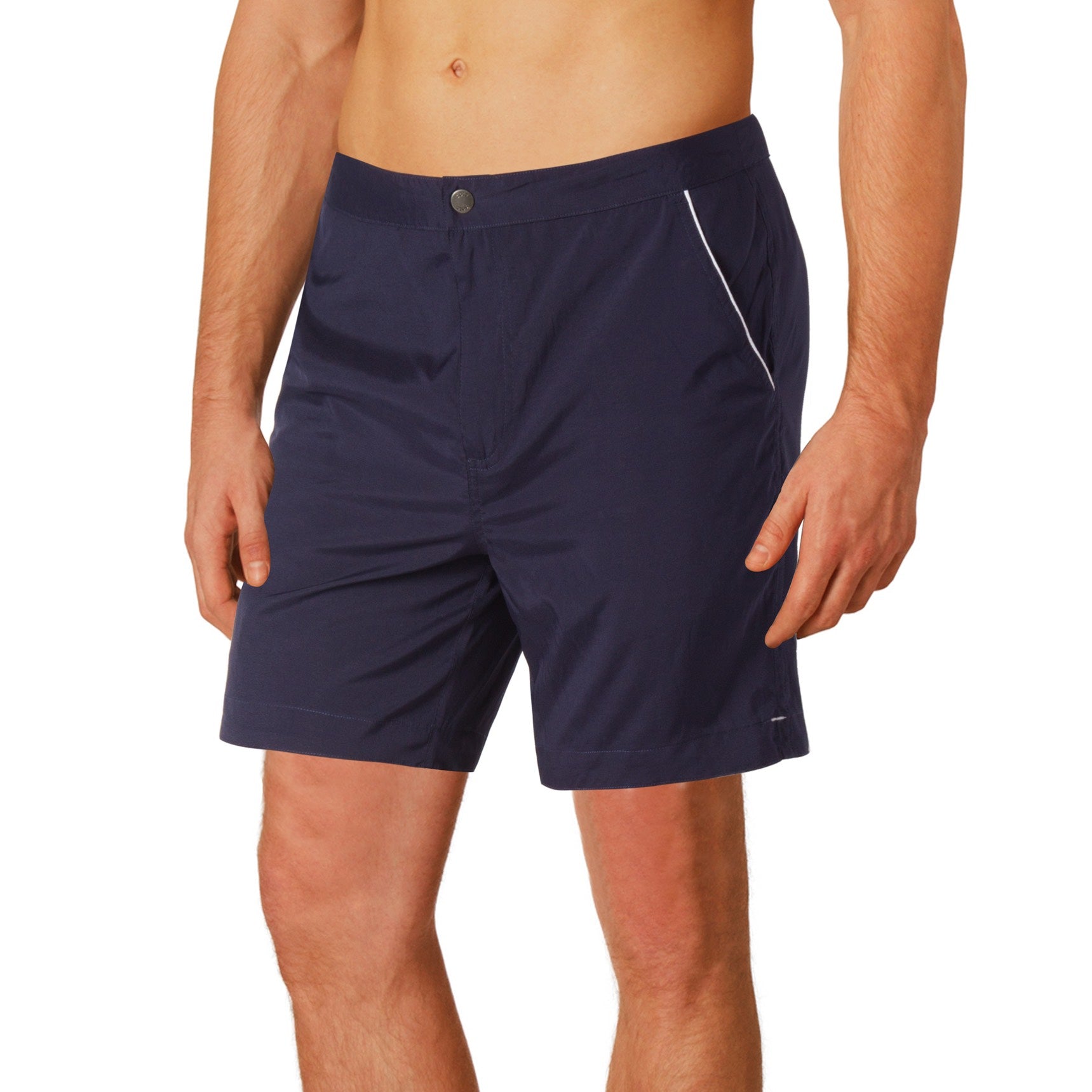 stretch lined swim trunks