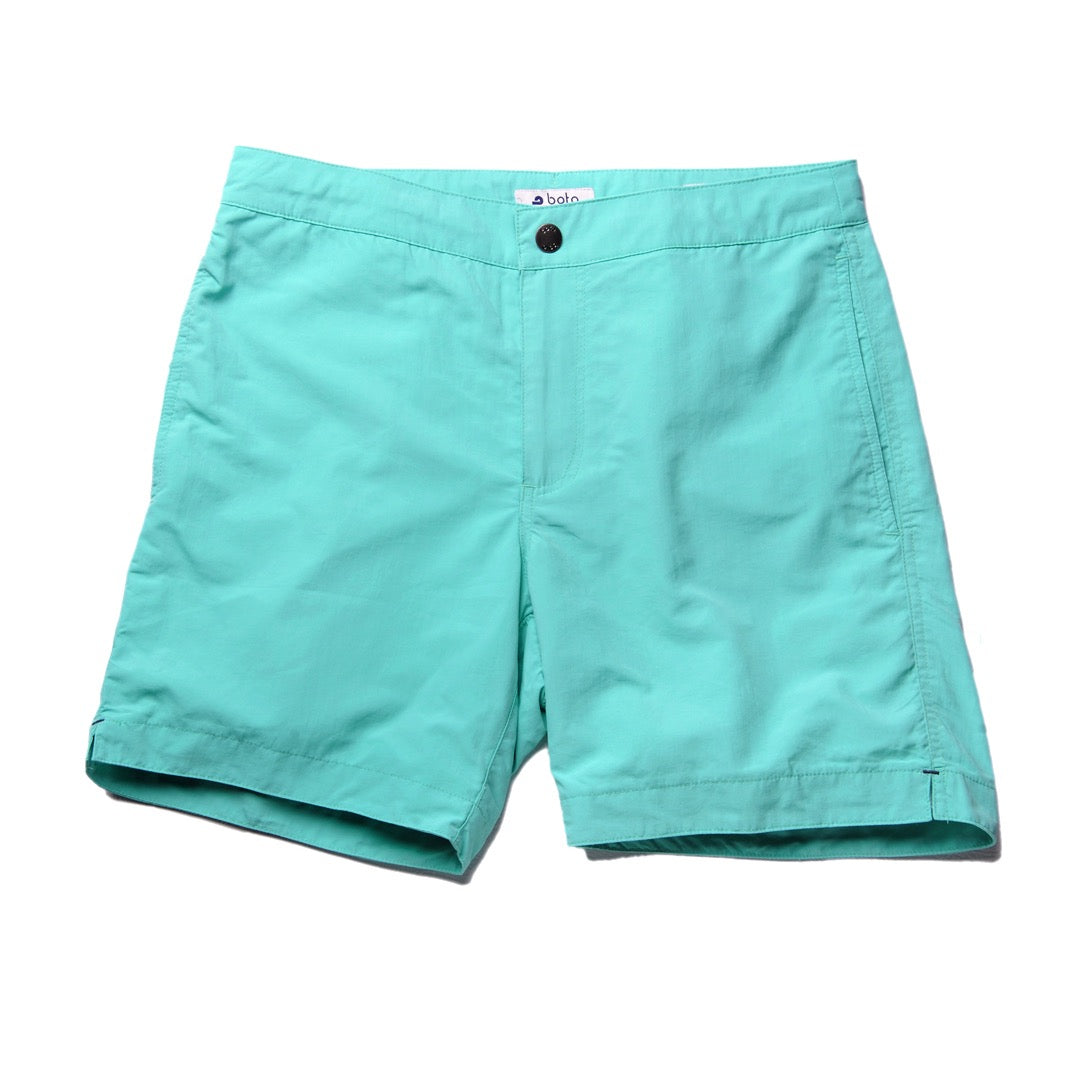 Aruba 8.5 Aqua Blue Swim Trunks - boto swimwear